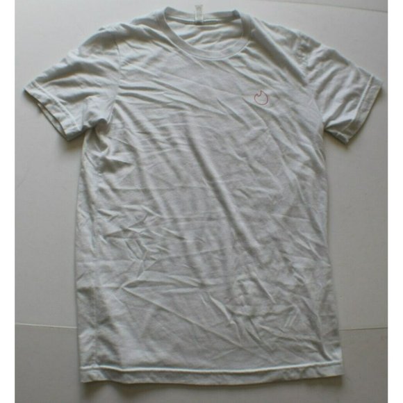Tinder Logo Shirt White Size Small - Picture 1 of 4